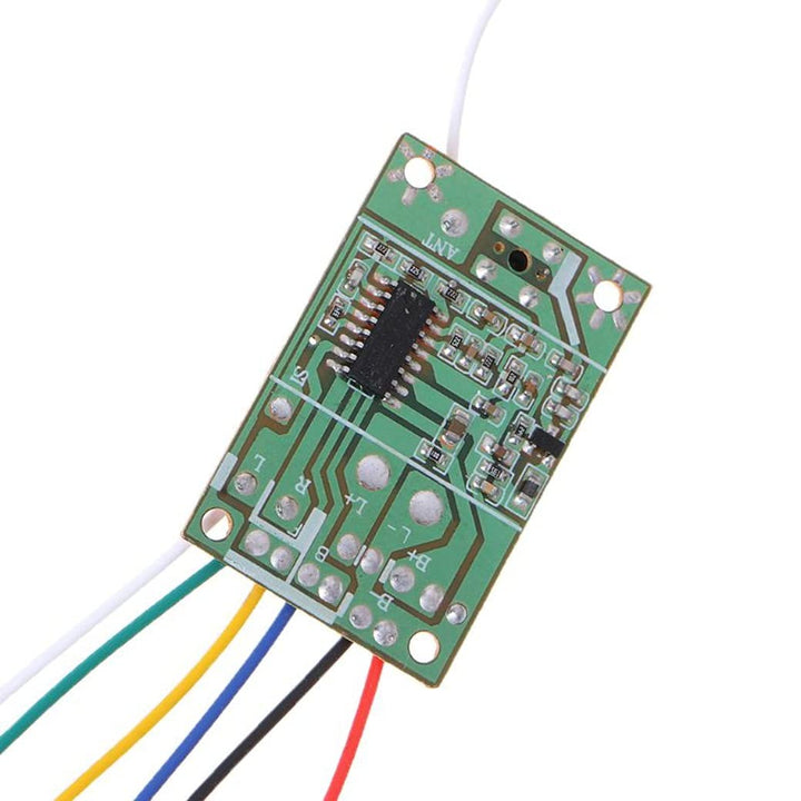 4CH 40MHZ Remote Transmitter & Receiver Board with Antenna for DIY RC Car Robot.