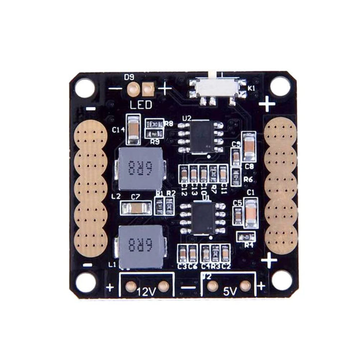 CC3D V2 ZMR Power Distribution Board with Dual BEC LC Filter & LED Switch.
