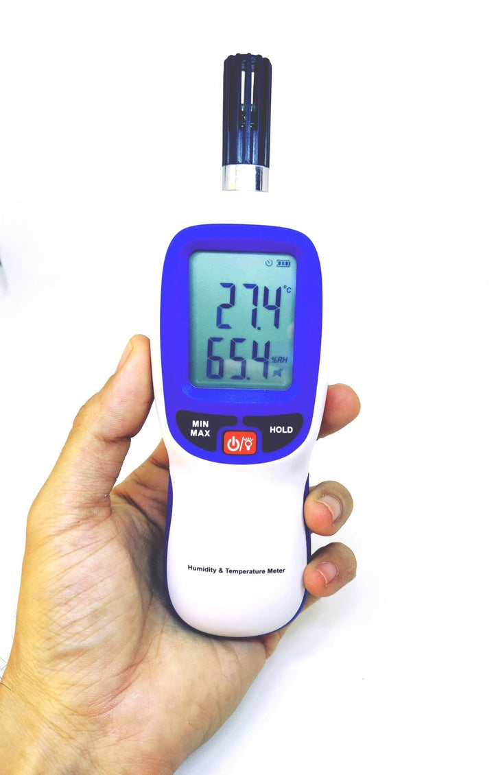 EKTH-01 Handheld Humidity and Temperature Meter Gauge with Dew Point and  Wet Bulb Temperature