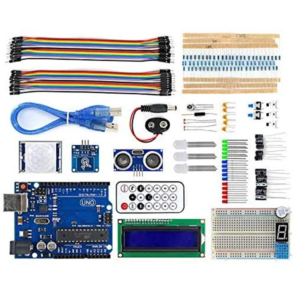 Uno Based Super Starter Kit with Full Learning Kit | Robodo
