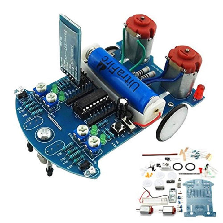 DIY Kits D2-6 Bluetooth Remote Control Intelligent Car 51 MCU.