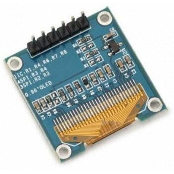 0.96″ OLED Display Module SPI I2C 128×64 7 Pin Yellow Blue.