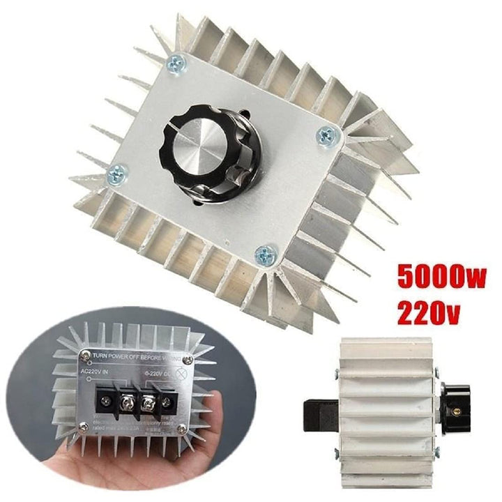 5000W Thyristor Voltage Regulator, Adjust Light Speed Temperature.