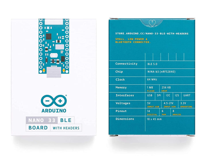 Original ARDUINO NANO 33 BLE Board (Without Header).