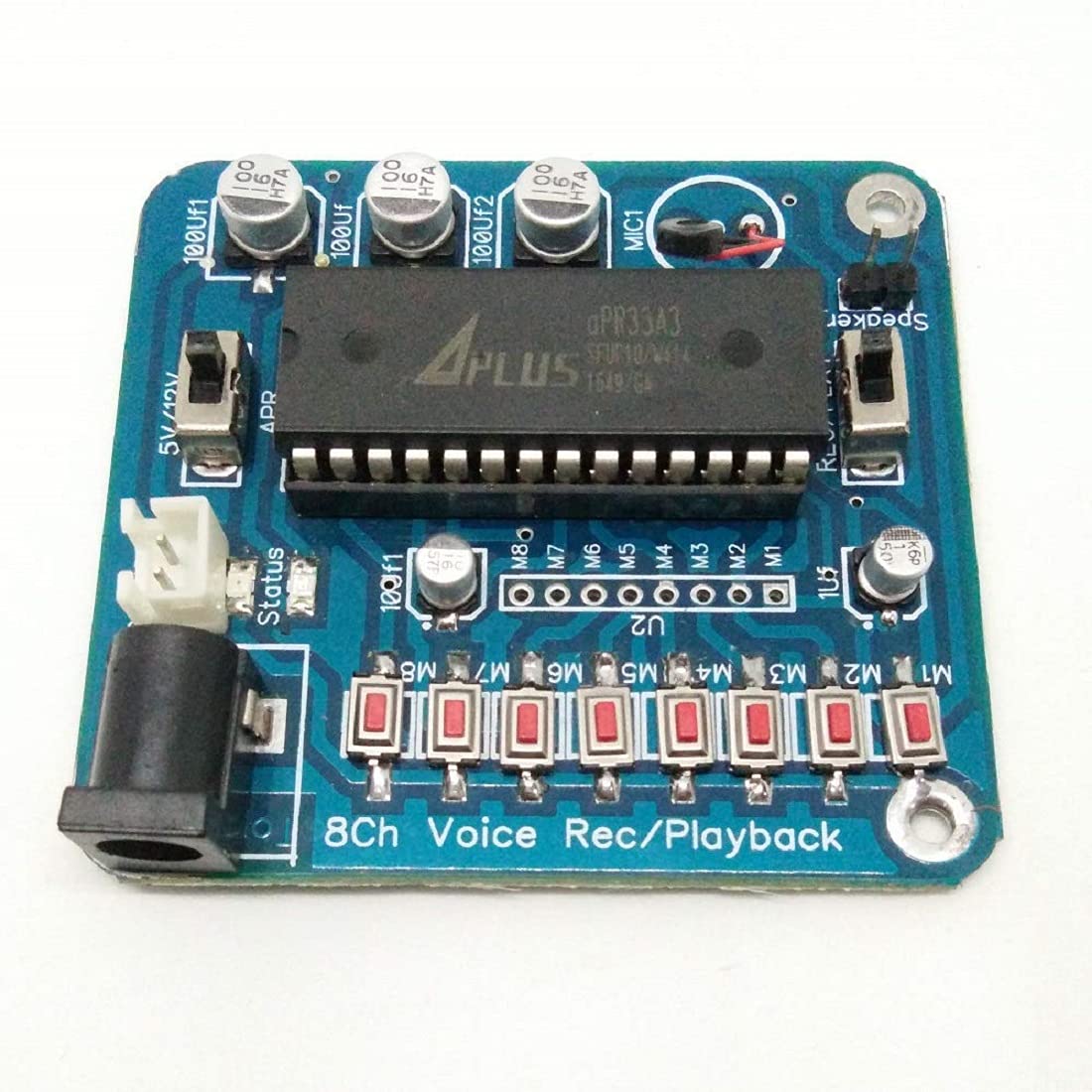 8 Channel Voice Recording Playback Module APR33A3 | Robodo