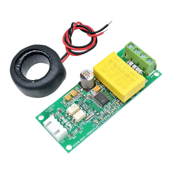 PZEM-004T AC 80-260V 100A Mini Multifuncion power energy amp voltage monitor meter communication module with CT coil.