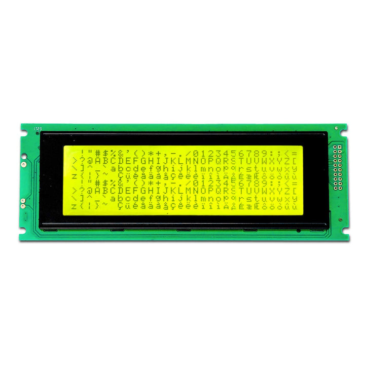 240 x 64 Yellow/Green color DC 5V Character LCD display module (JHD 24064C-732M0).