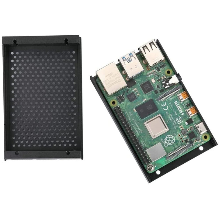 Ruggedised Raspberry Pi Raspberry Pi 4 Case RPI 4 Aluminum Case RPI 4B Metal Shell Black ...