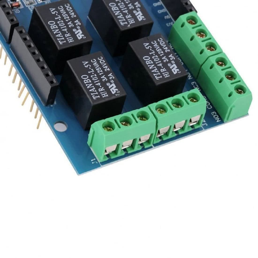 4 Channel 5V Relay Module Shield for Uno | Robodo