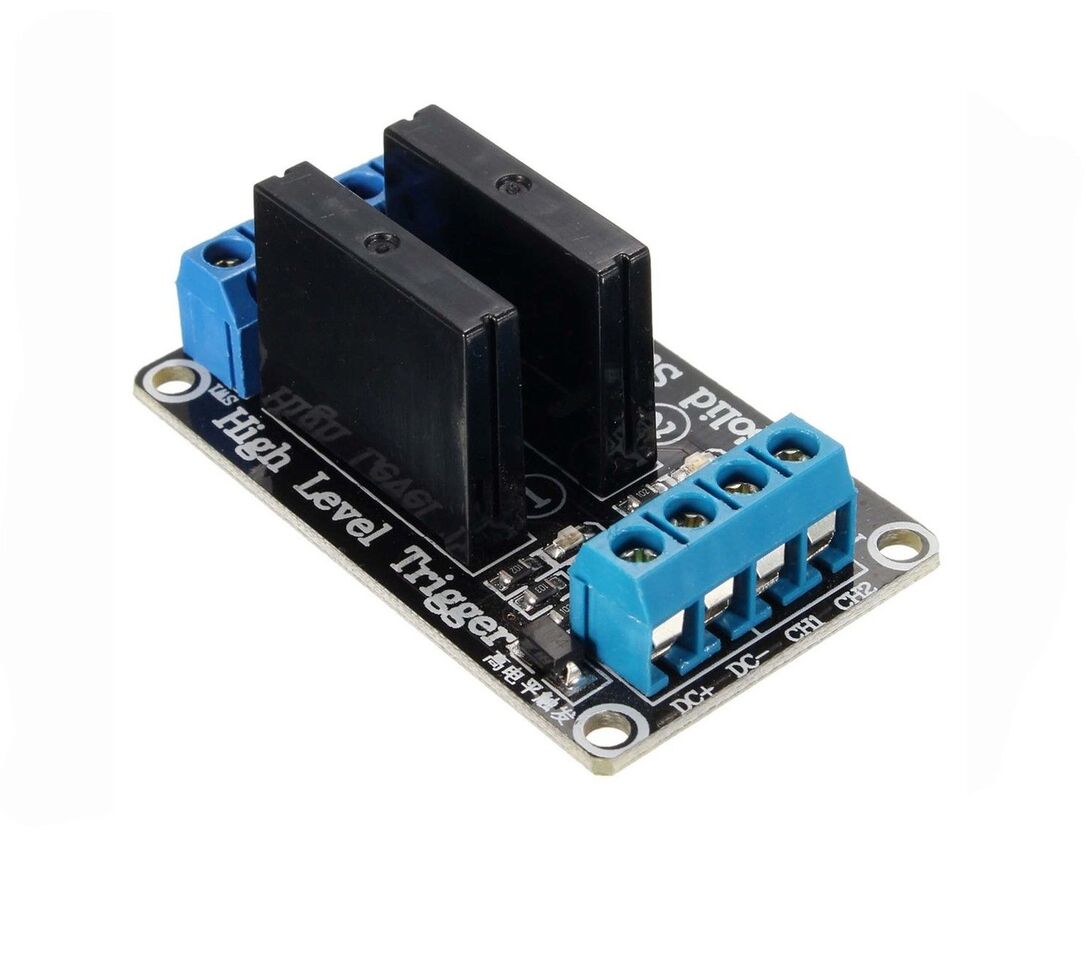 Solid Relay Module 2 channel 5v low level trigger for Arduino | Robodo