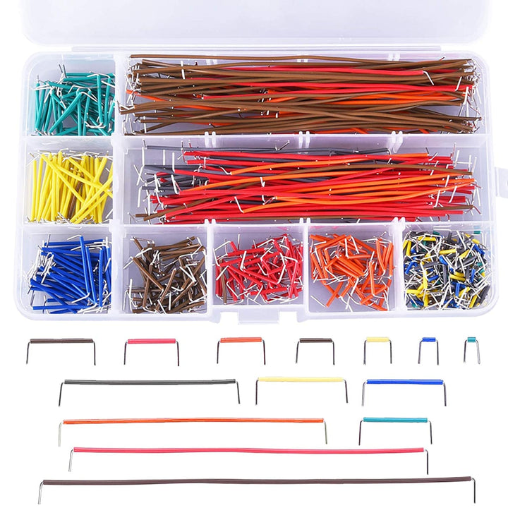 560 Pieces Jumper Wire Kit 14 Lengths Assorted Preformed Breadboard Jumper Wire with Free Box.