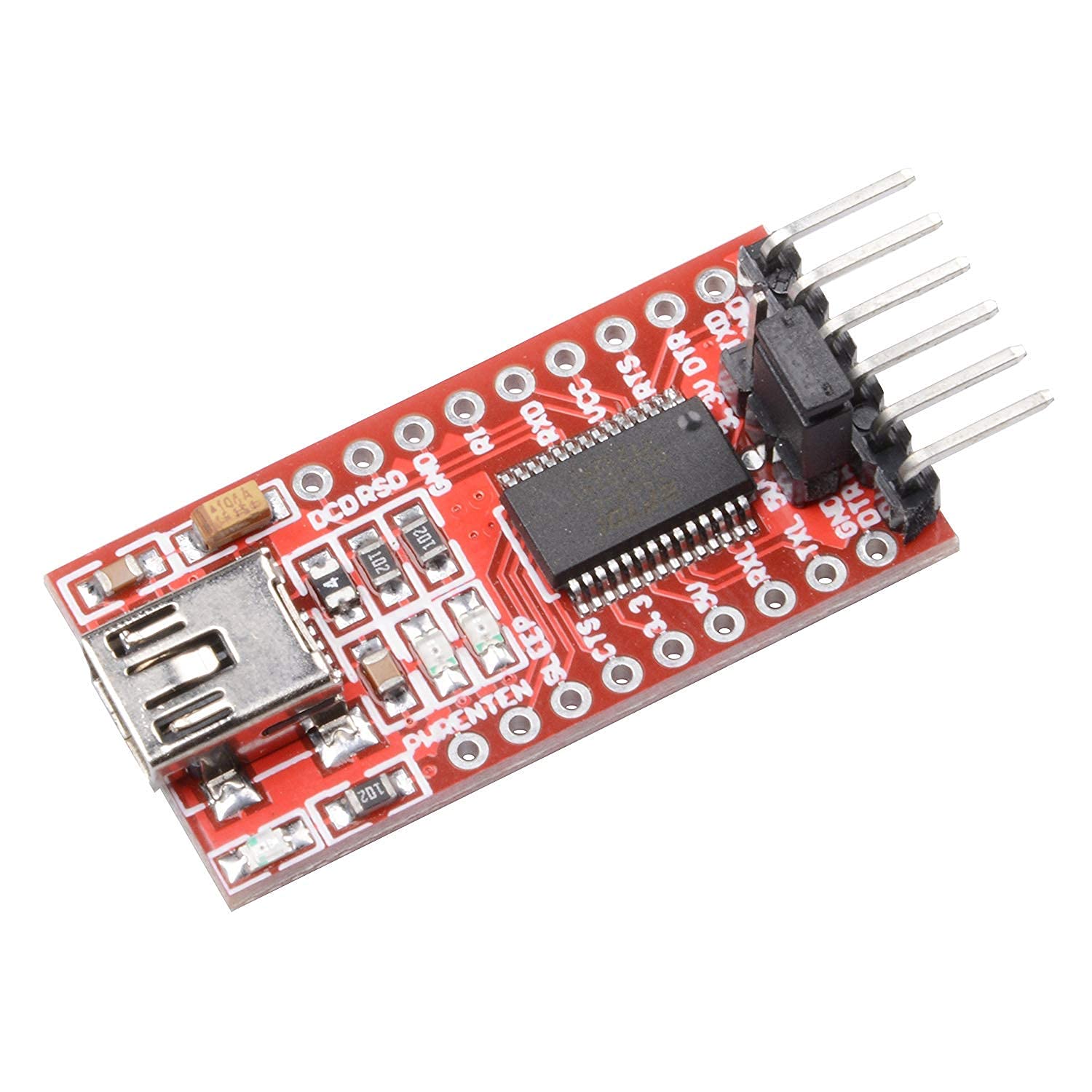 USB TO UART TTL 5V 3.3V FT232RL Serial Adapter Module | Robodo