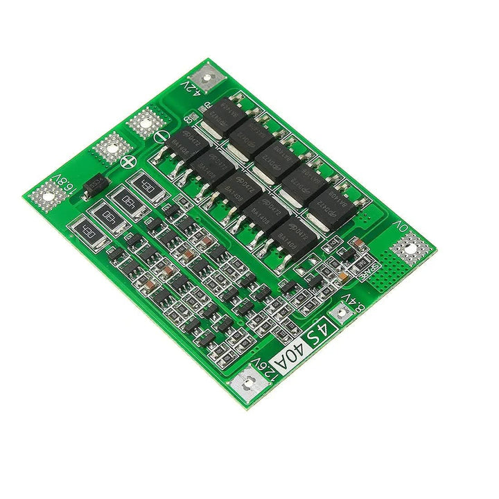 4 Series 40A 18650 Lithium Battery Protection Board 14.8V 16.8V with Balance for Drill Motor Lipo Cell Module.