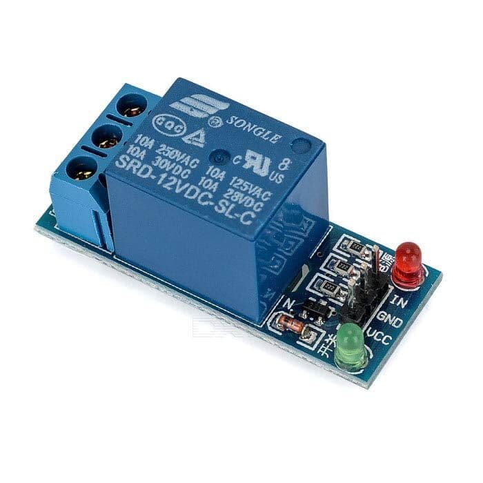 1 Channel 12V Low Level Trigger Relay Module for Arduino | Robodo