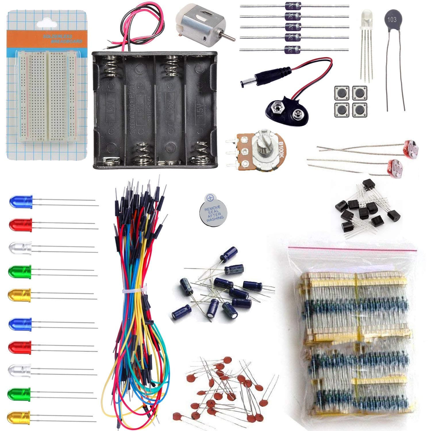 L R Electronic Projects Battery Connecting Wires Breadboard Photoresistor(Ldr) at Leta Tabor blog