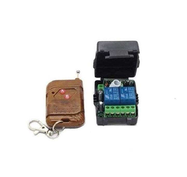 DC 12V 2CH CHANNEL WIRELESS RF REMOTE CONTROL SWITCH TRANSMITTER RECEIVER 10A RELAY.
