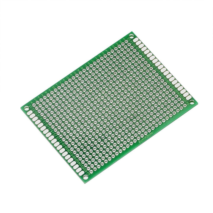 6 * 8CM 1.6mm 2.54mm Pitch Double-Side Prototype PCB Universal Printed Circuit Board (1 pcs).