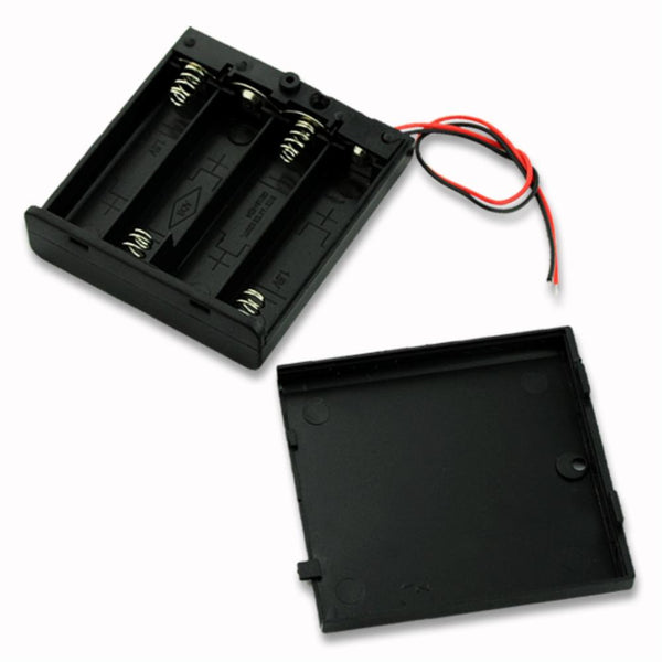 4 x 1.5V AAA battery holder with cover and On/Off Switch (1 pcs).