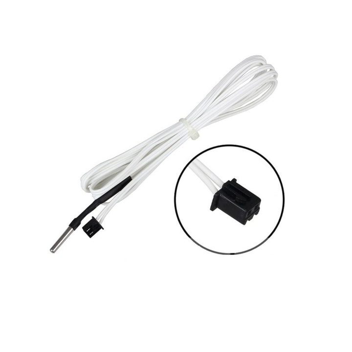 High Temperature NTC 100K Thermistor with 1 Meter Cable (2 pcs).