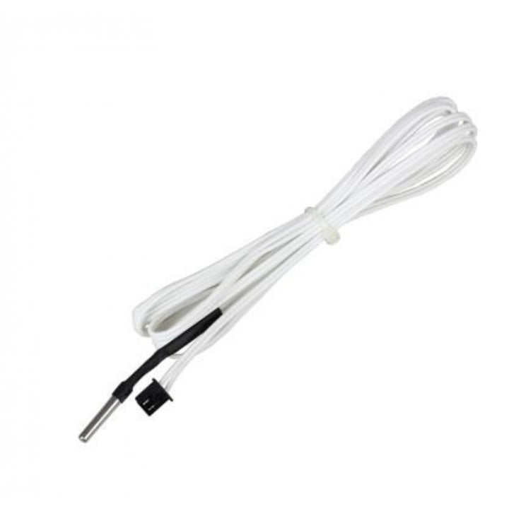 High Temperature NTC 100K Thermistor with 1 Meter Cable (2 pcs).