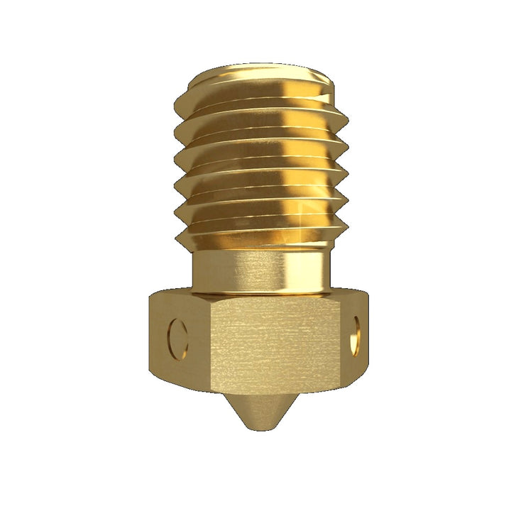 M6 Thread Brass Nozzle V5 V6 UM Compatible – 1.75mm x 0.4mm for 3D printer (1 pcs).