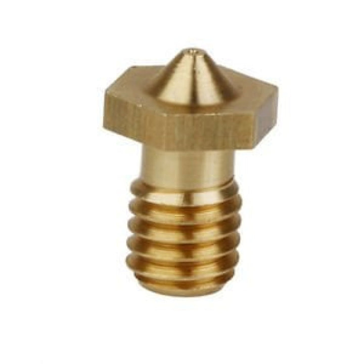 M6 Thread Brass Nozzle V5 V6 UM Compatible – 1.75mm x 0.3mm (for 3D printer) (1 pcs).