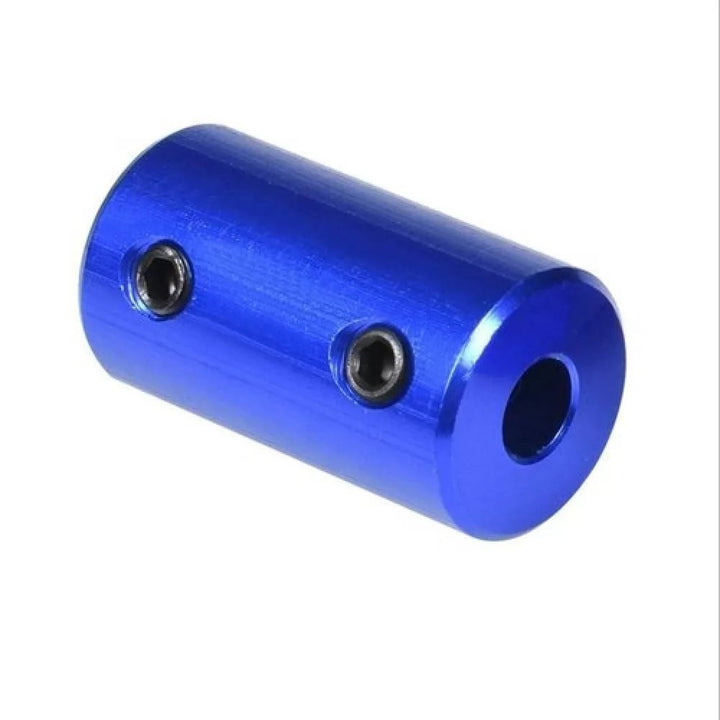 Blue Aluminum Alloy Coupling 5x8MM for 3D Printers and CNC Machines.