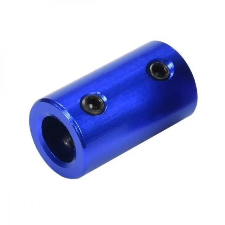 Blue Aluminum Alloy Coupling 5x8MM for 3D Printers and CNC Machines.