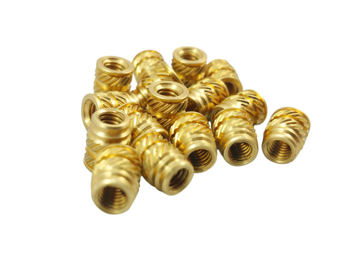 M5 X 4 mm Brass Heat set Threaded Round Insert Nut – 50 Pcs.