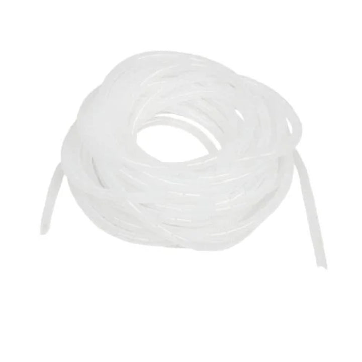 8mm Spiral Wrapping Band White 10M for Wires.