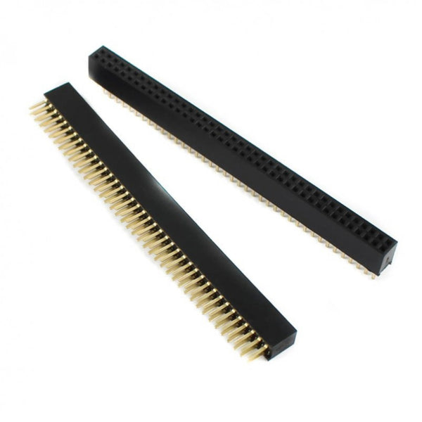 2x40 1.27mm Pitch Pin Female Double Row Header Berg Strip.