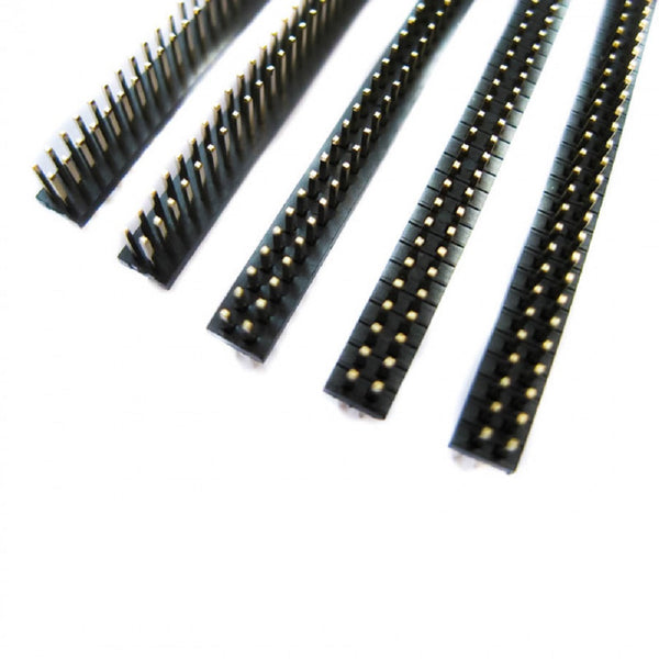 2x40 1.27mm Pitch Pin Male Double Row Header Berg Strip.