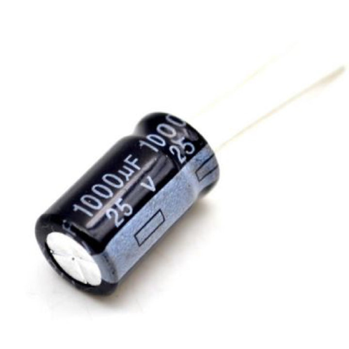 1000uF 25V Electrolytic Capacitor (pack of 10).