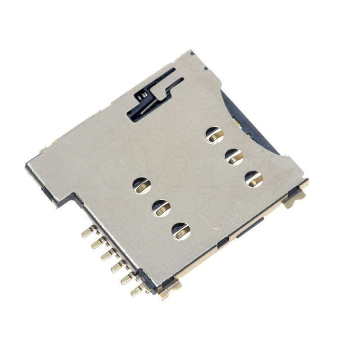 Connector for Micro SIM card, 6pin Push-Pull SMD SLOT micro SIM.
