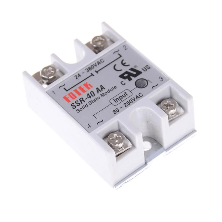 Fotek AC to AC 80-250V SSR-40AA Solid State Relay.