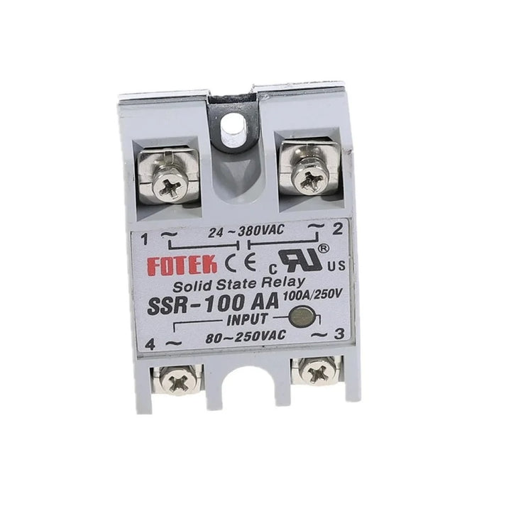 Fotek AC to AC 80-250V SSR-100AA Solid State Relay.