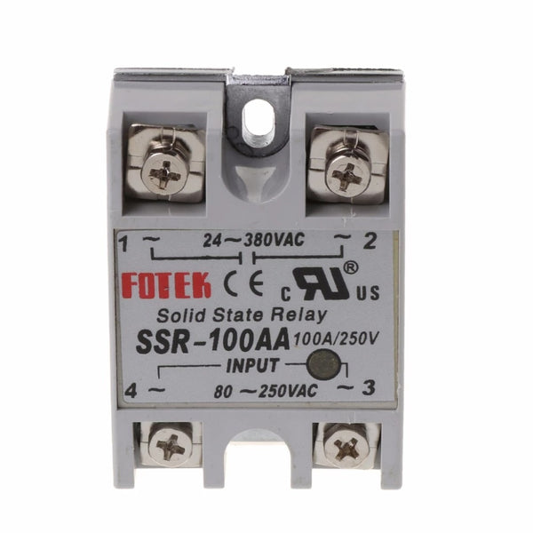 Fotek AC to AC 80-250V SSR-100AA Solid State Relay.