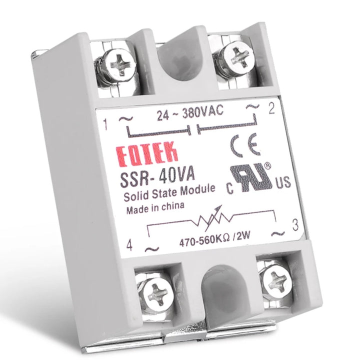 Fotek 24-380V SSR-40VA Solid State Voltage Regulator.