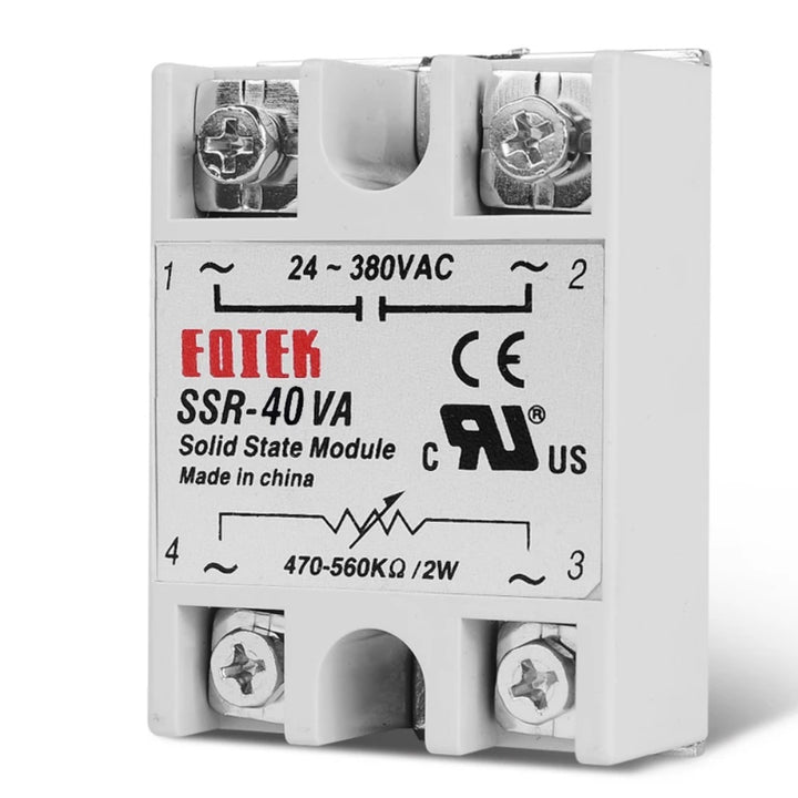 Fotek 24-380V SSR-40VA Solid State Voltage Regulator.