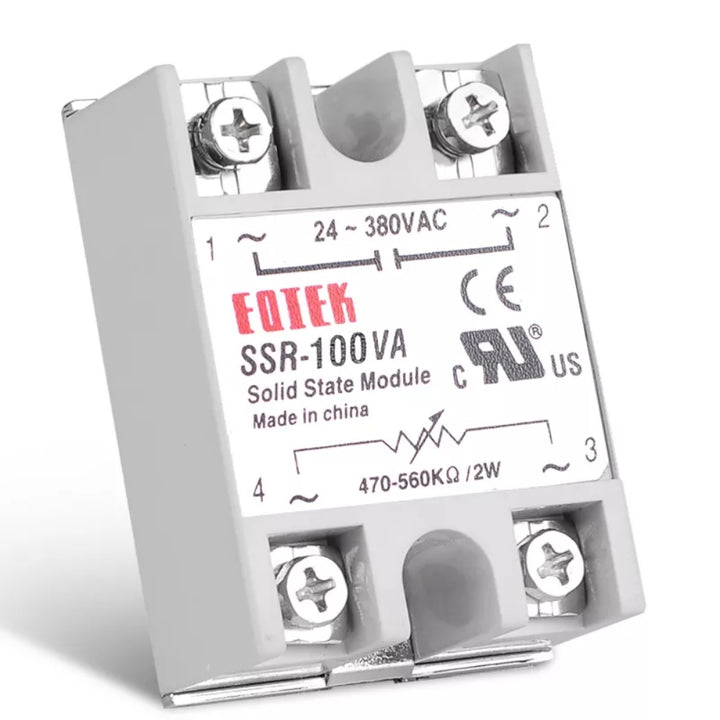 Fotek 24-380V SSR-100VA Solid State Voltage Regulator.