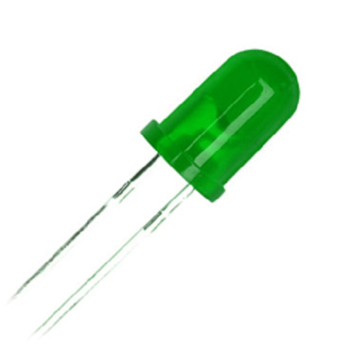 Green LED 5mm (100 pcs).