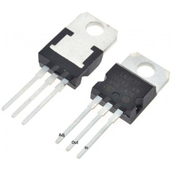 LM317 IC-Variable Voltage Regulator IC.