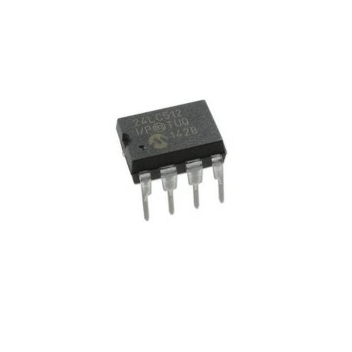 24LC512 24C512 512K bit Serial I2C Bus EEPROM IC DIP-8 Package.