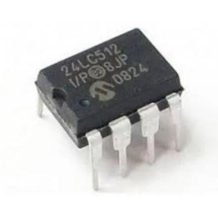 24LC512 24C512 512K bit Serial I2C Bus EEPROM IC DIP-8 Package.