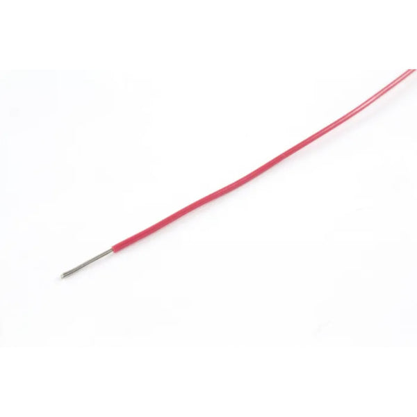 Single Strand Hookup Wire - 22AWG (Gauge) - Red - 10 meter.