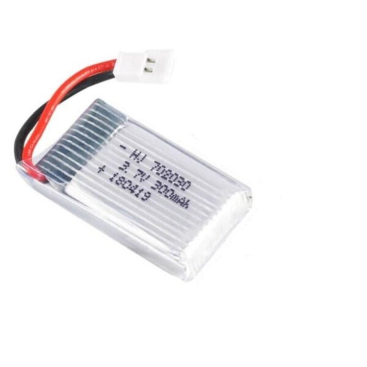 Lipo Rechargeable Battery - 3.7V/300mAH - for RC Drone.