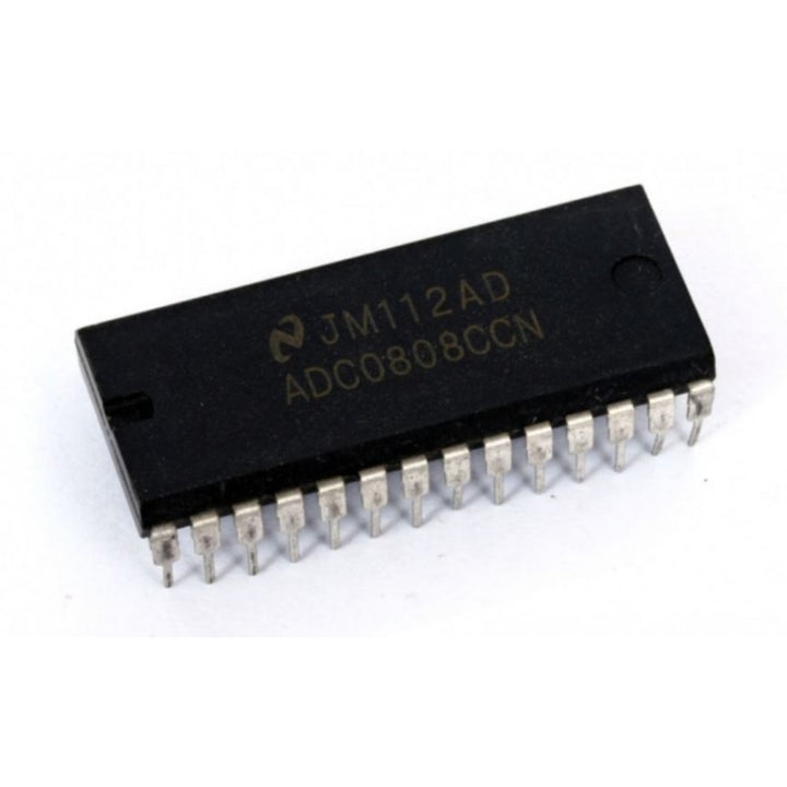 ADC0808 8-Bit A/D Converter with 8-Channel Multiplexer IC DIP-28 Package.