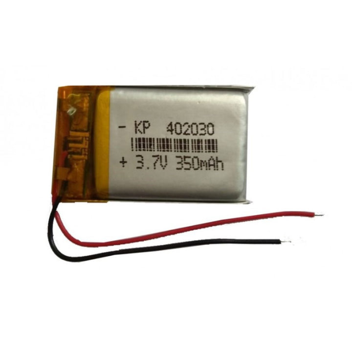 3.7V 350mAH (Lithium Polymer) Lipo Rechargeable Battery Model KP-402030.