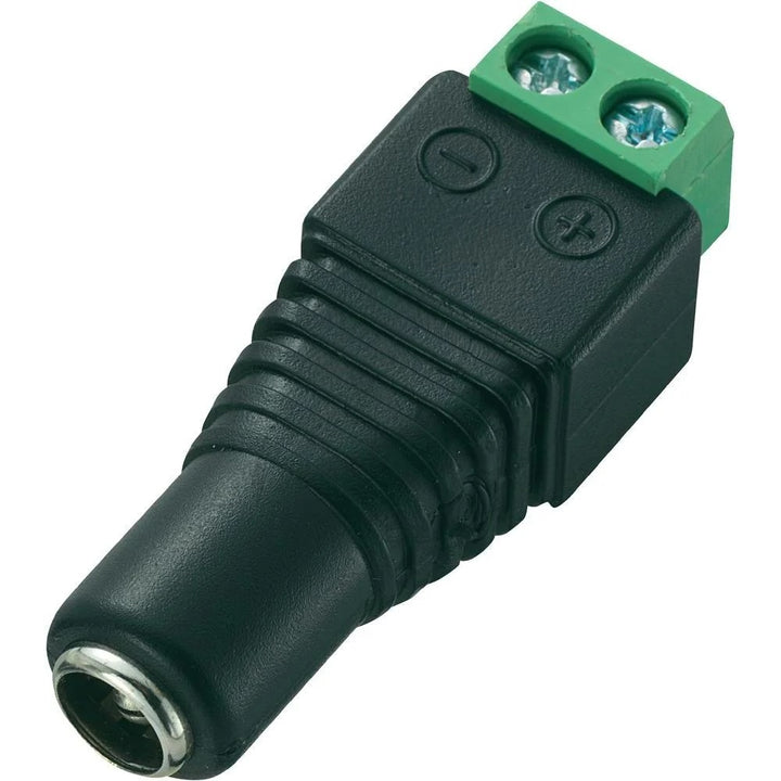 Male + Female 2.1*5.5mm for DC Power Jack Adapter Connector Plug For CCTV Camera (10 pcs).