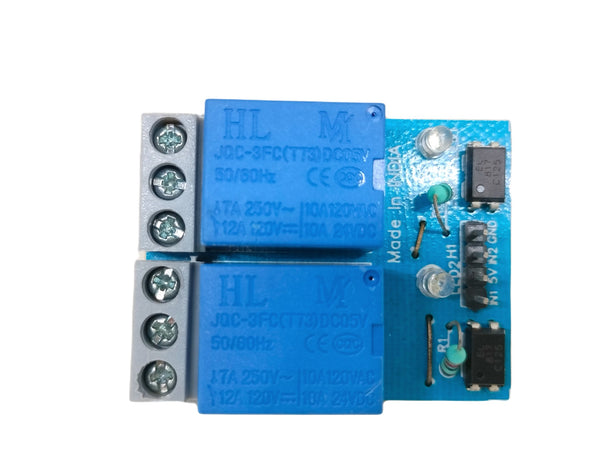 Eklektik 12V Dual Channel Relay Module.